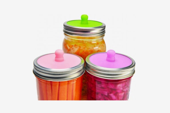 6-Pack Waterless Airlock Fermentation Lids.